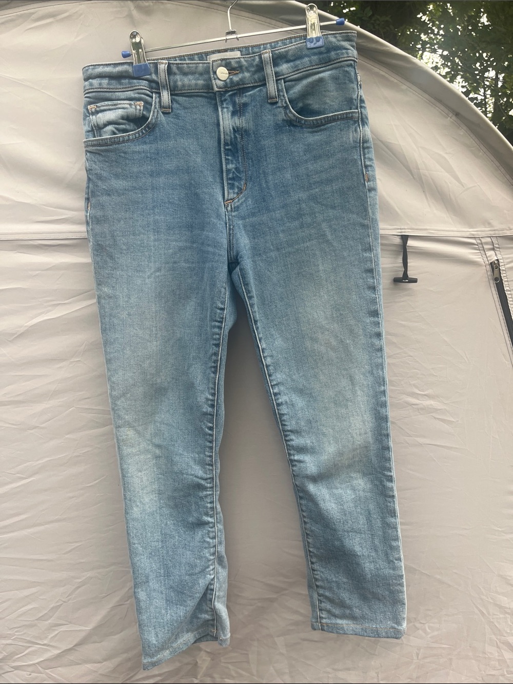 Favorite Daughter Light Blue Straight Leg Jeans